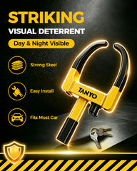 TANYO padlock and three keys close-up for easy access benefit
