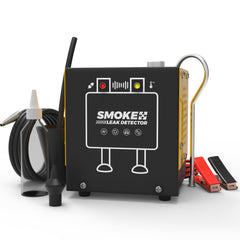 TAOPOWER smoke machine front view showing compact housing and portability benefit