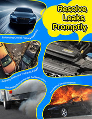 TAOPOWER in use on an engine demonstrating leak detection speed and accuracy benefit