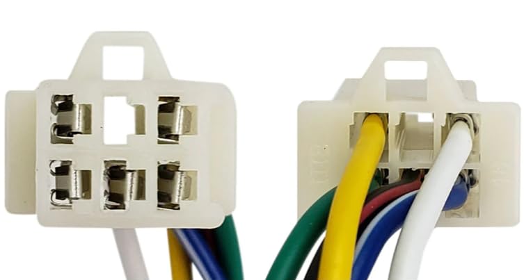 TAOTAO five-wire plug and connector detail for fast plug-and-play compatibility with compatible models