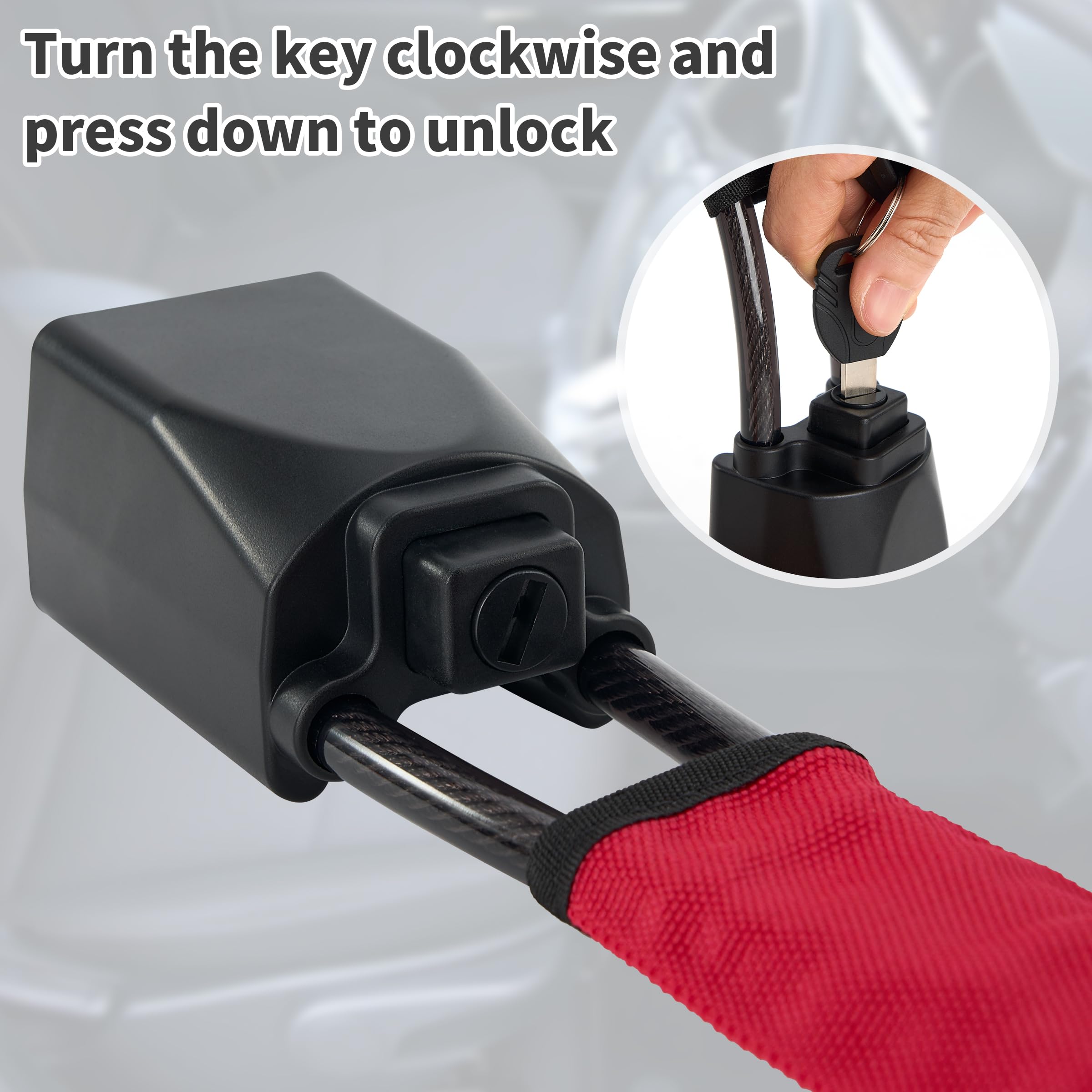 TaShow installed in SUV interior showing visible theft deterrent