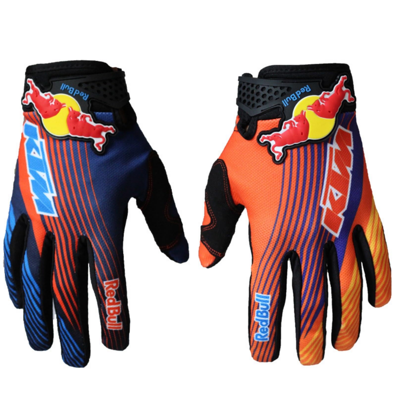 TATACLEA front view of blue glove showing full design and fit benefit