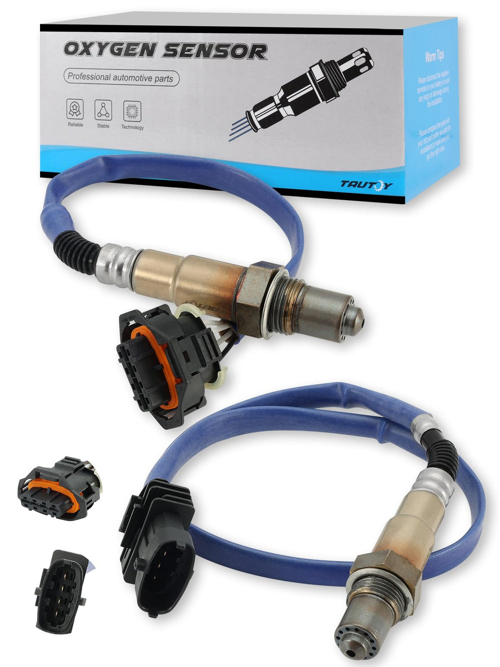 TAUTOY front packaging showing both upstream and downstream sensors and kit benefits