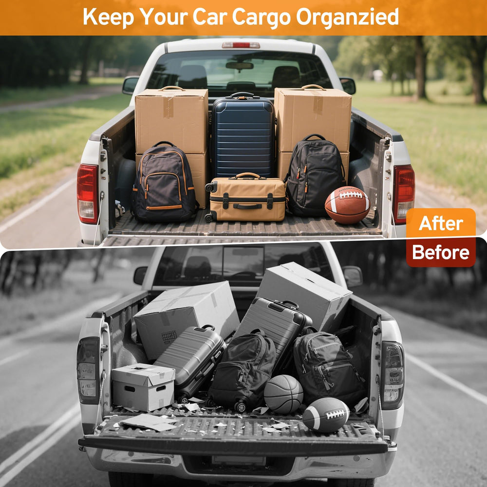 TAUYANG cargo net in lifestyle scene keeping road trip gear stable