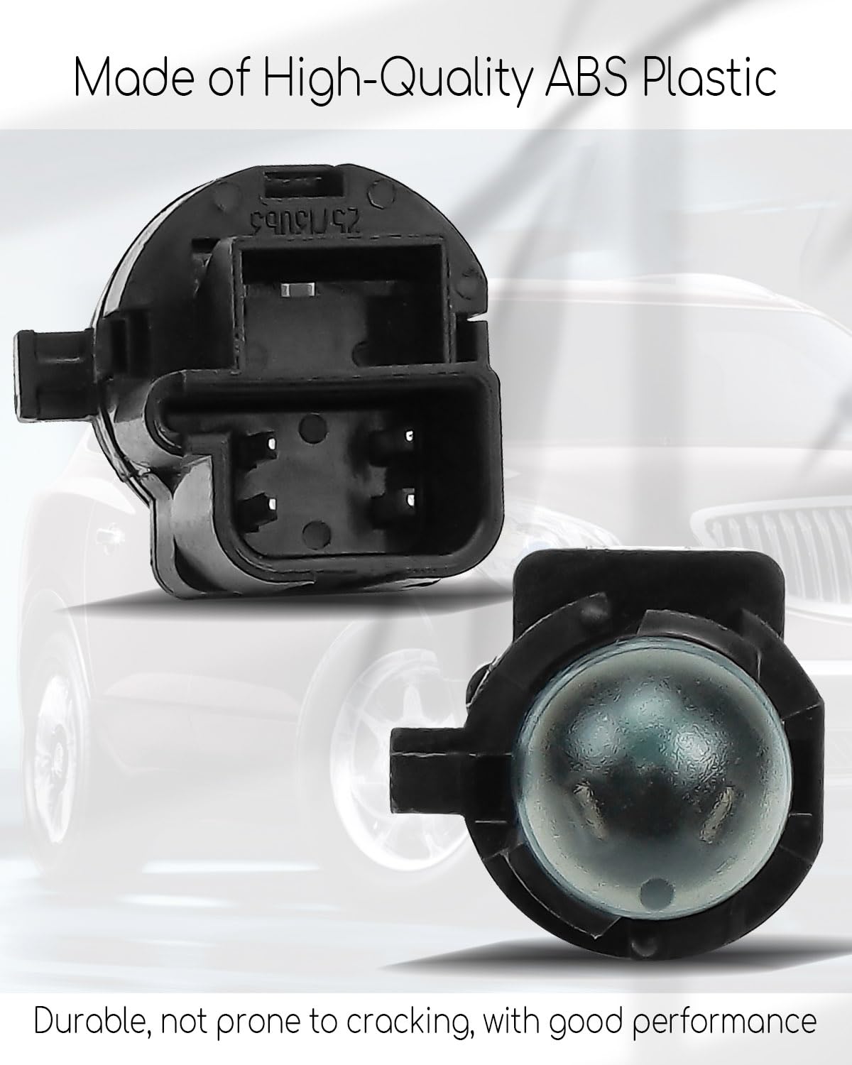 Tavaski ambient light sensor side profile mounted illustrating correct alignment and snug fit