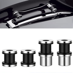 TCMI front view of docking hardware showing mounting points and clean chrome finish, adds convenience