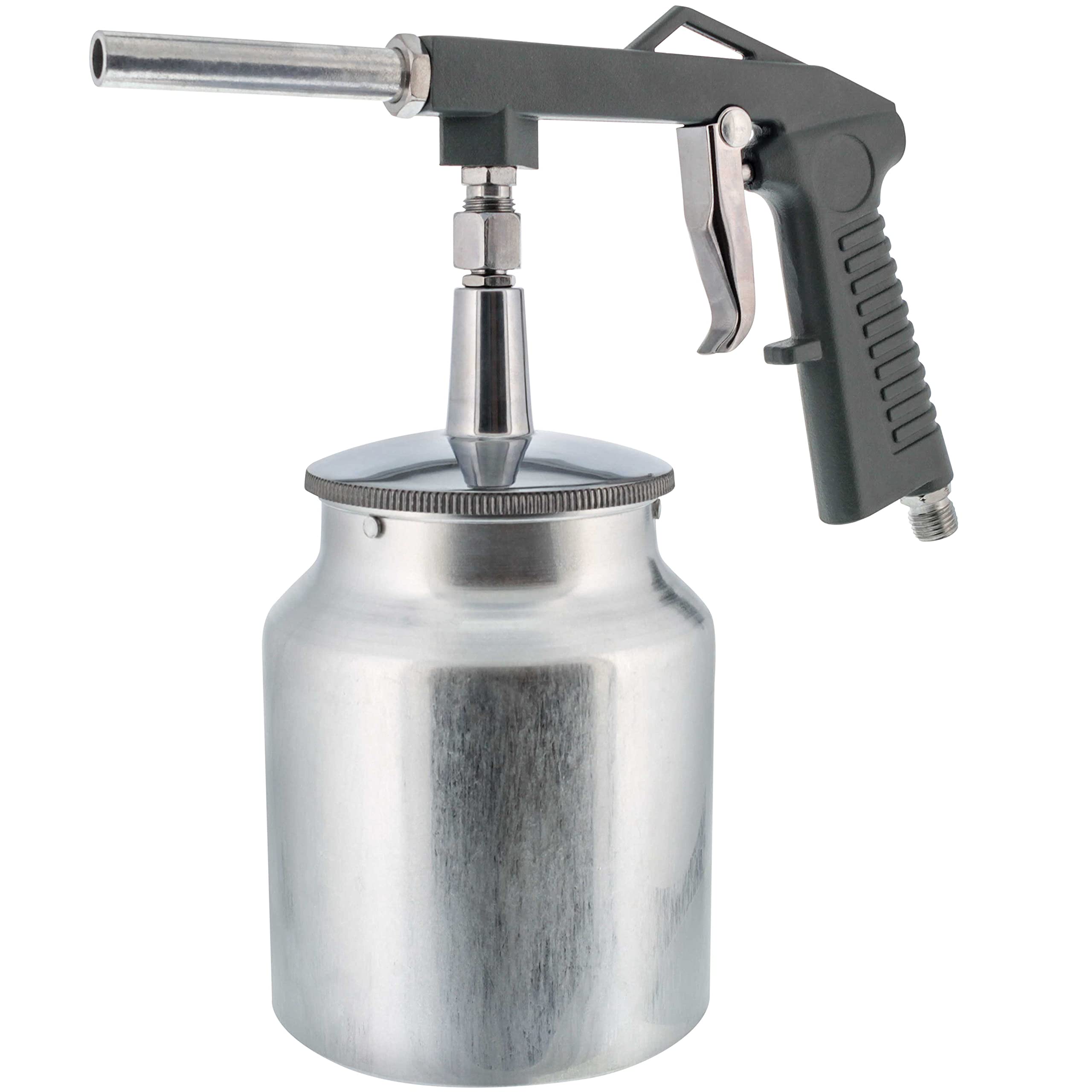 TCP Global gun front view showing full tool and ergonomic grip benefit