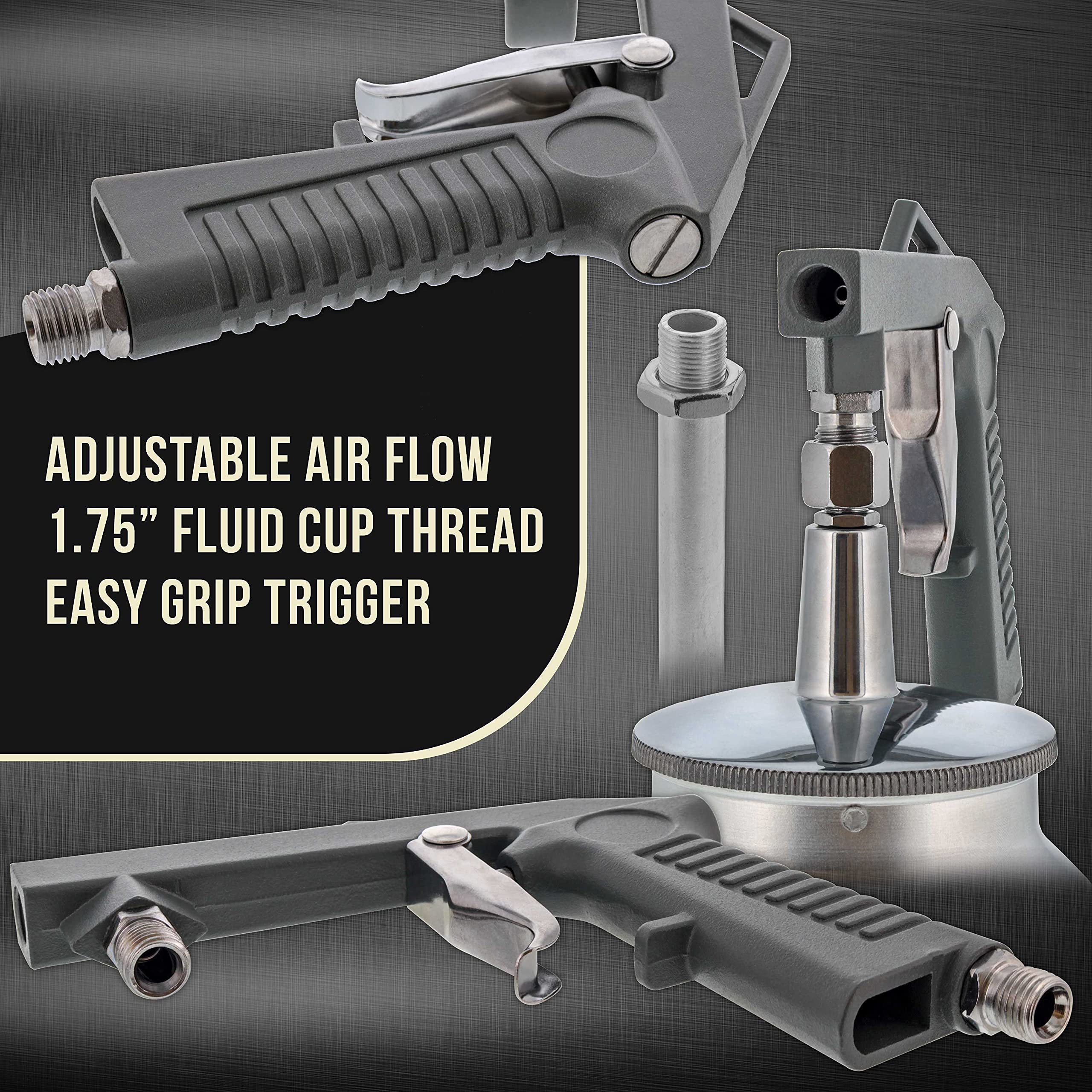 TCP Global gun spraying a truck bed showing even textured bed-liner coverage