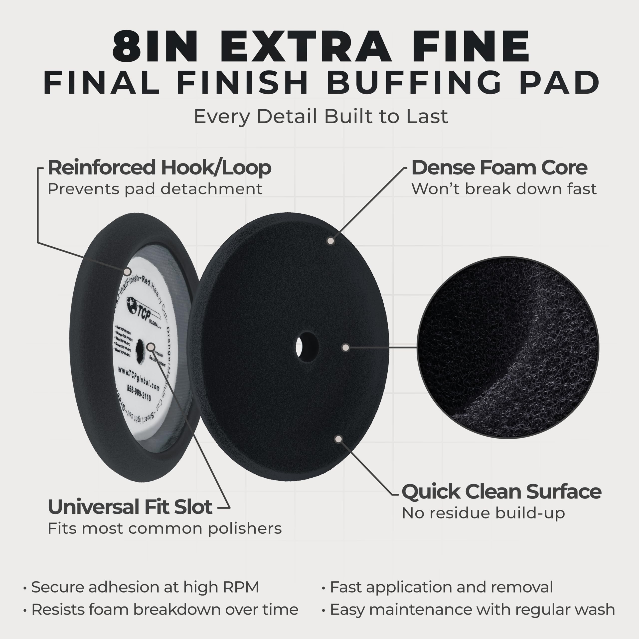 TCP Global close-up foam texture revealing open-cell construction for improved airflow