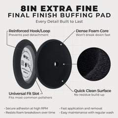 TCP Global close-up foam texture revealing open-cell construction for improved airflow