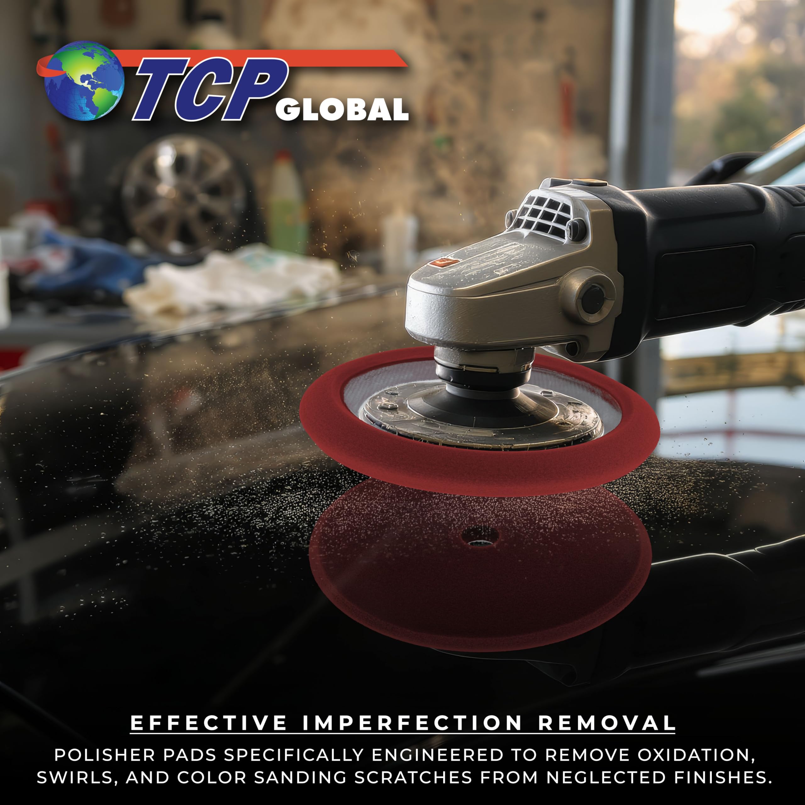 TCP Global corrected vehicle panel after use showing restored clarity benefit