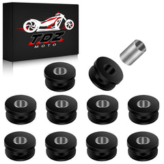 Generic TDZ front packaging showing 10 rubber grommets and kit benefit