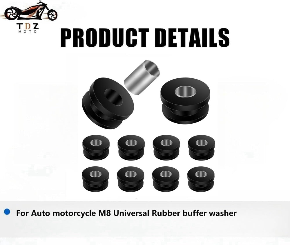 Generic TDZ beside M8 bolt showing correct sizing benefit