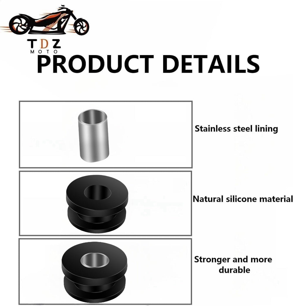 Generic TDZ side profile showing dimensions and fitment benefit