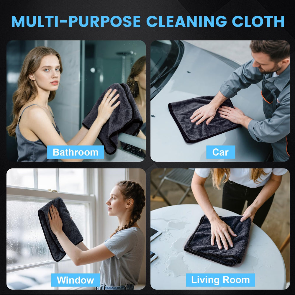 TEAWOO towel next to hand showing scale and easy handling benefit