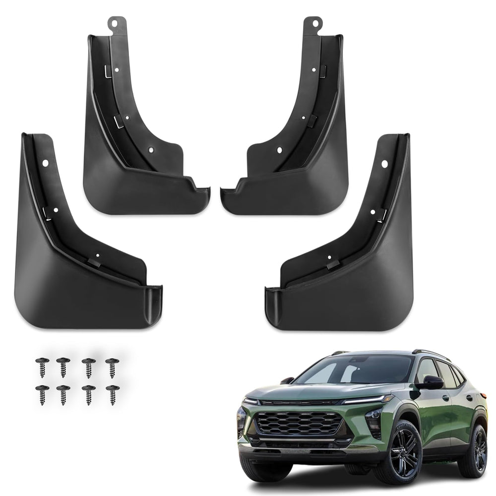 TECHPICCO front left mud flap showing precise fit and paint protection