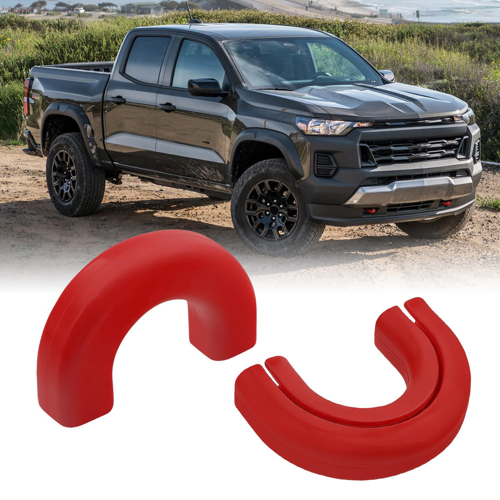 TECHPICCO front packaging showing red tow hook cover, ready-to-install protection