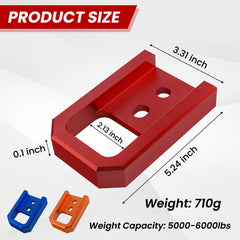 TECHPICCO tow hook held in hand to show compact scale and light weight