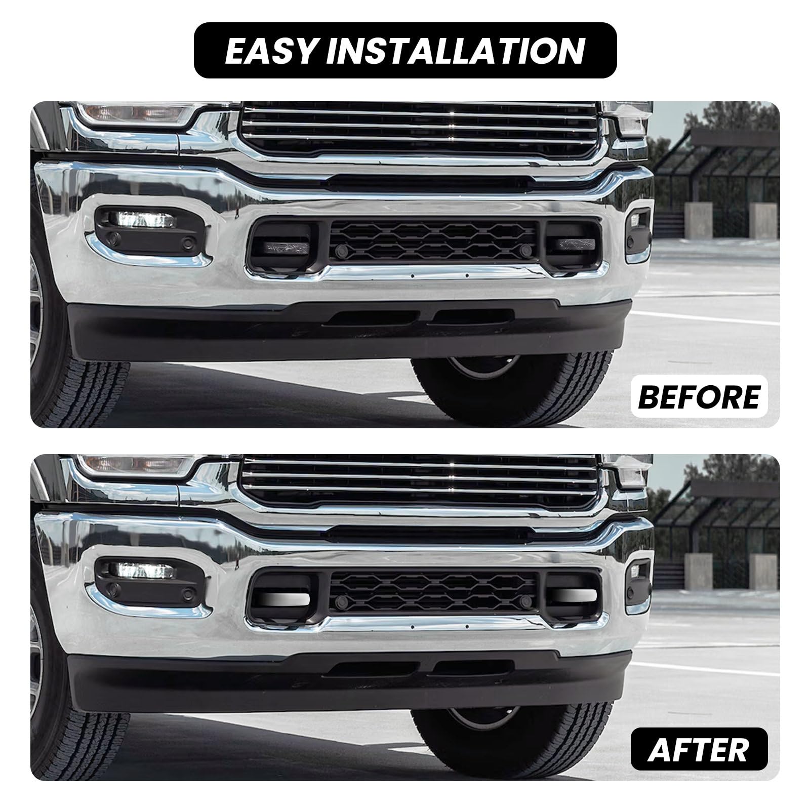 TECHPICCO white cover contrasting with dark bumper showing upgraded styling