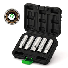 TecoTek front view of socket set in sturdy case showing organized storage benefit