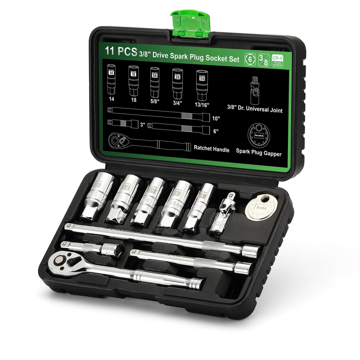TecoTek front packaging showing full 11-piece kit and case organized
