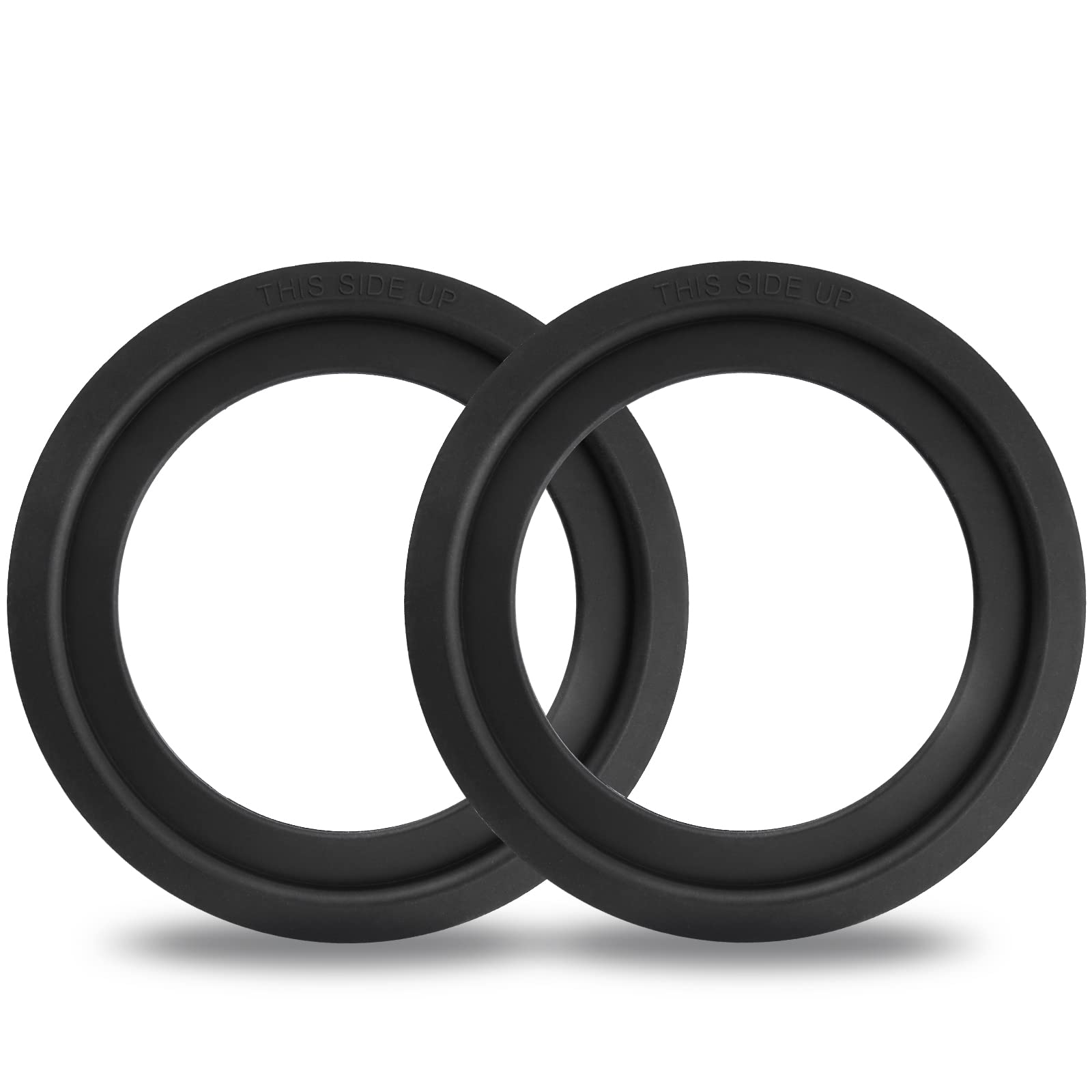 Tecreddy front view of gasket pack showing compatibility and two seals, clear fit guide benefit