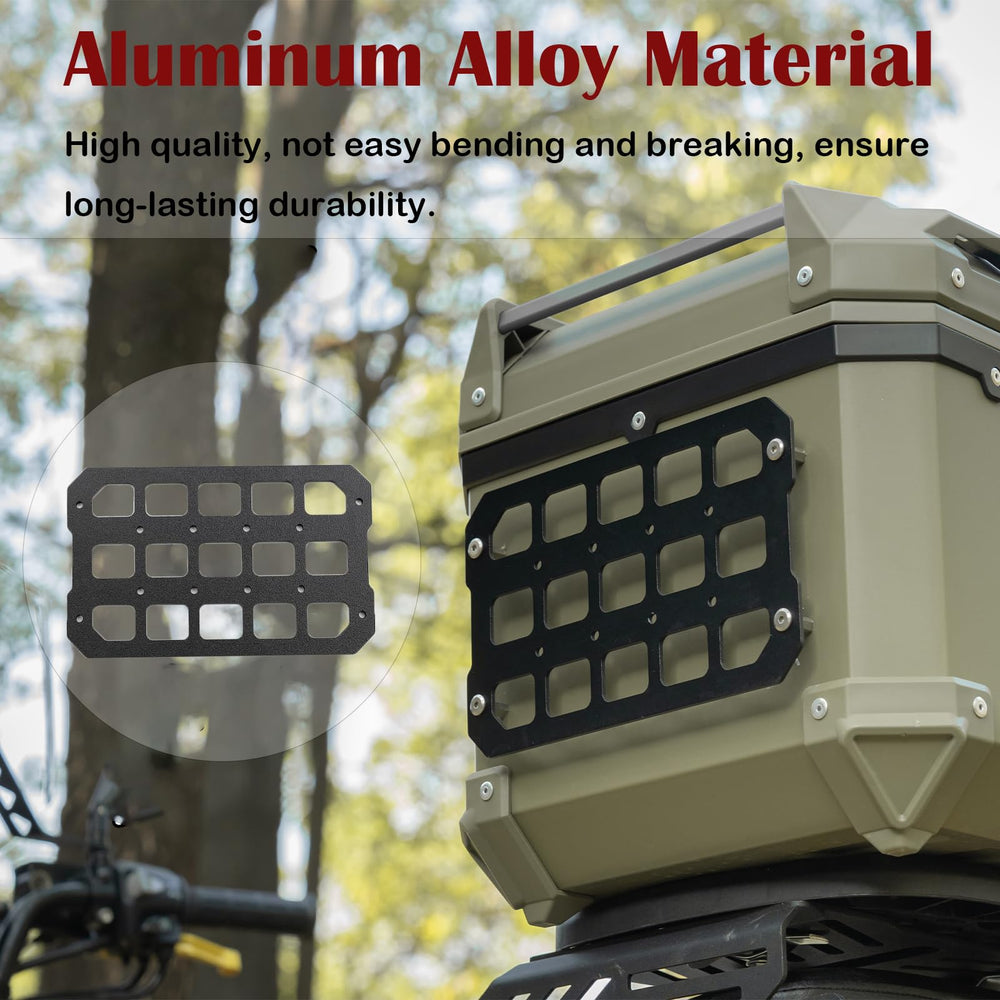 TECTEK close-up of hole pattern and cutouts illustrating secure attachment points and versatility