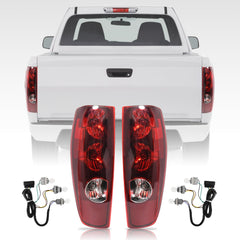 Tektend front view of tail light assembly, clear lens for factory look