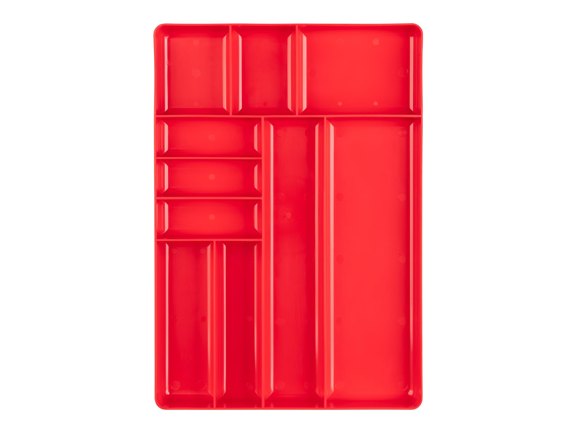 TEKTON stacked trays carried together for compact transport and organized storage