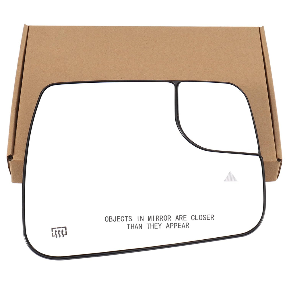 Tempsnow passenger mirror front view showing complete replacement and accurate fit