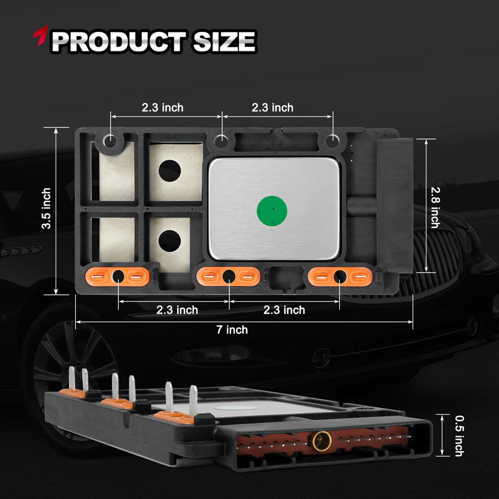 TEMSONE module beside ruler demonstrating compact dimensions for easy fitment