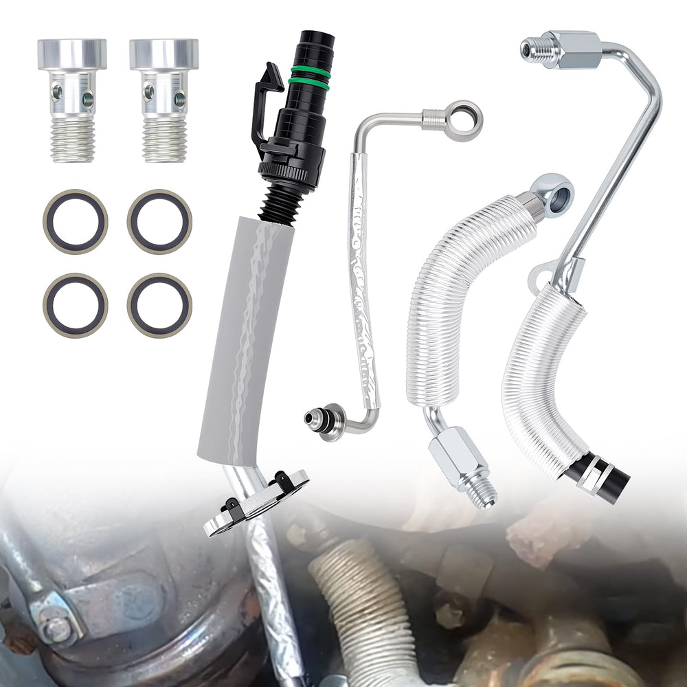 TEMSONE front packaging showing full turbo line kit and easy identification