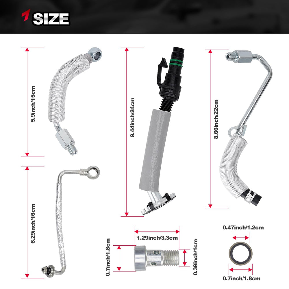 TEMSONE parts next to ruler illustrating correct scale for fit confirmation