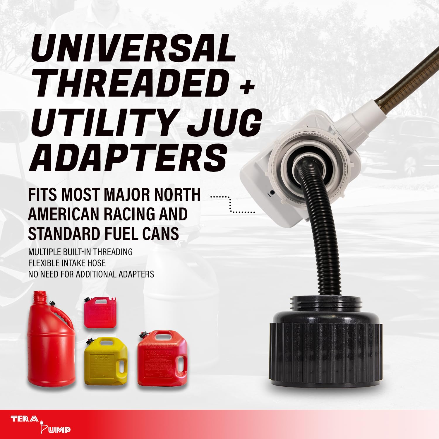 TERA PUMP refueling a car demonstrating fast, hands-free auto-stop