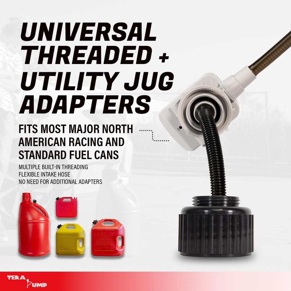 TERA PUMP intake hose displayed with secure seal for reliable suction