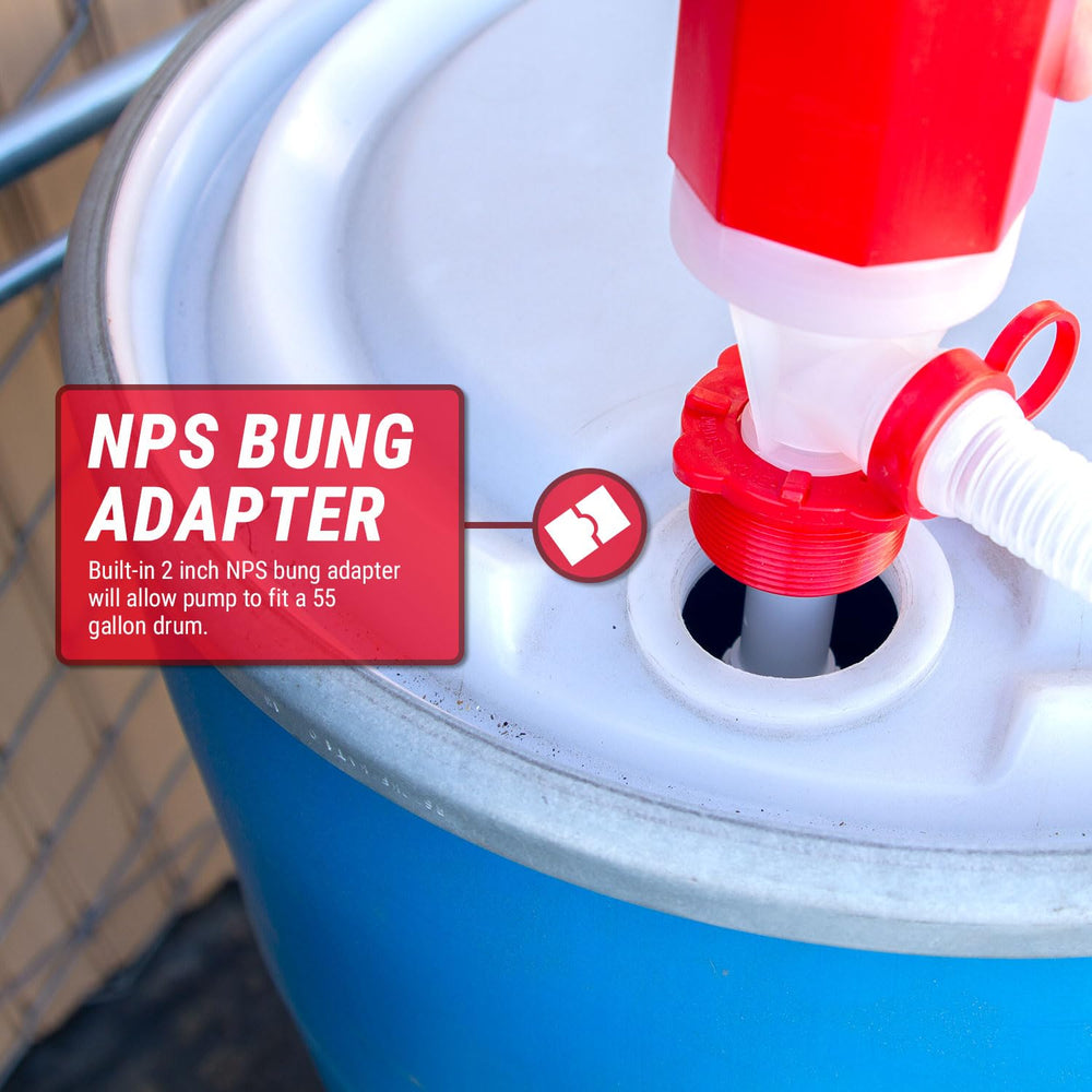 TERA PUMP lever-action handle detail offering ergonomic pumping efficiency