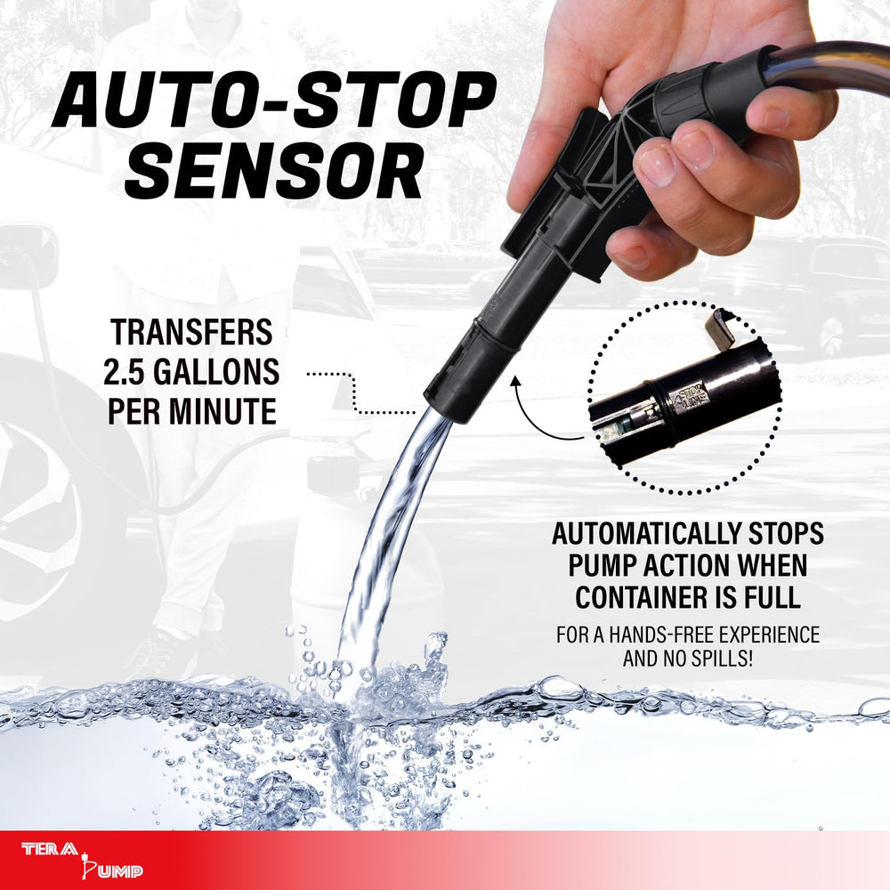TERA PUMP ergonomic nozzle close-up for comfortable spill-free pouring