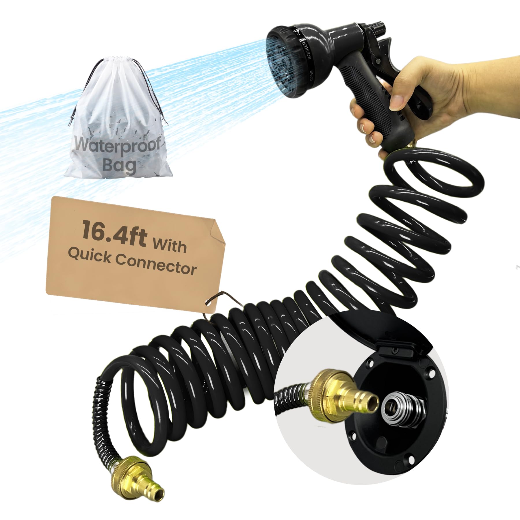 Terapaton front view of kit packaging showing compact carry benefits
