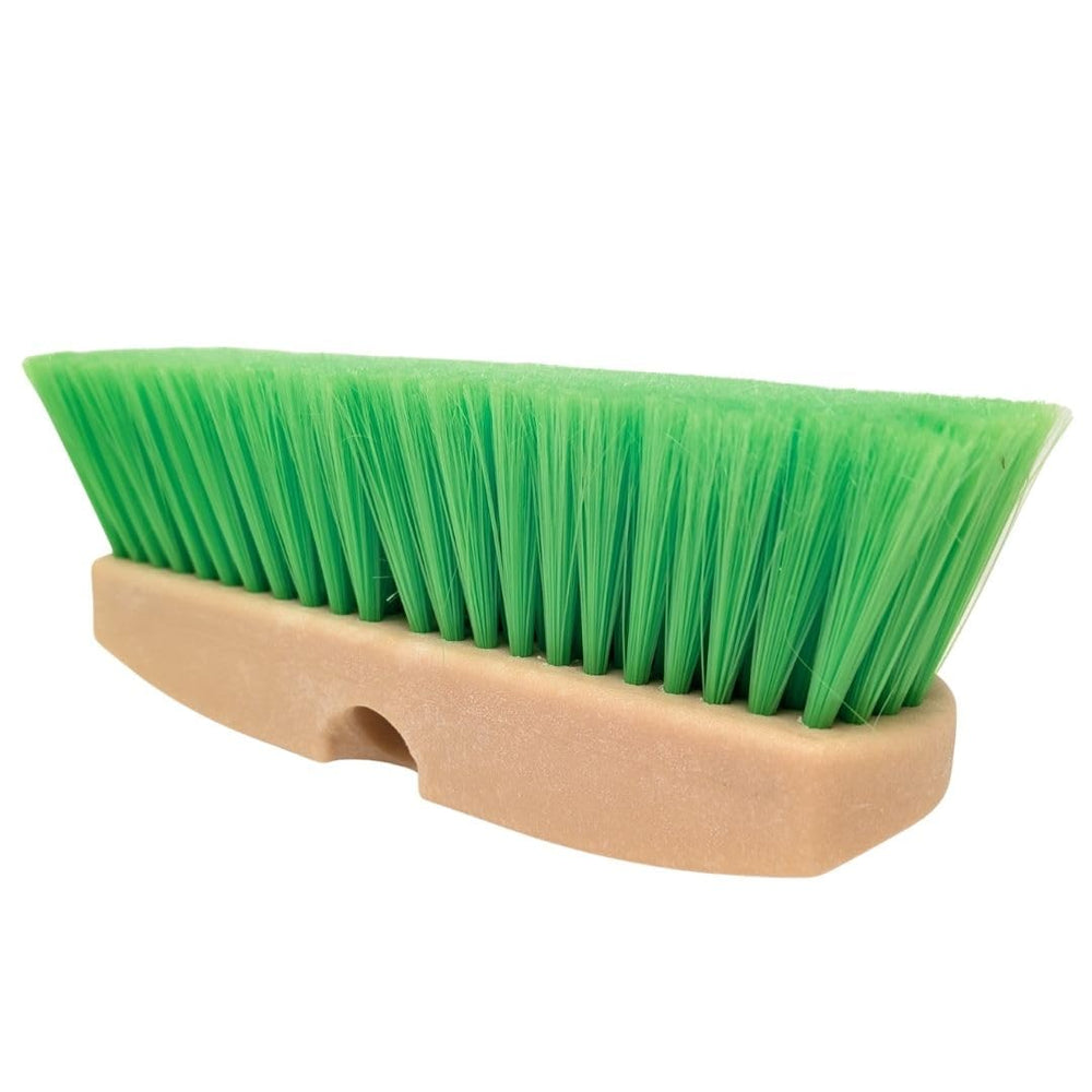 Close-up of Teravan flagged bristles highlighting soft tips and superior water retention for gentle cleaning