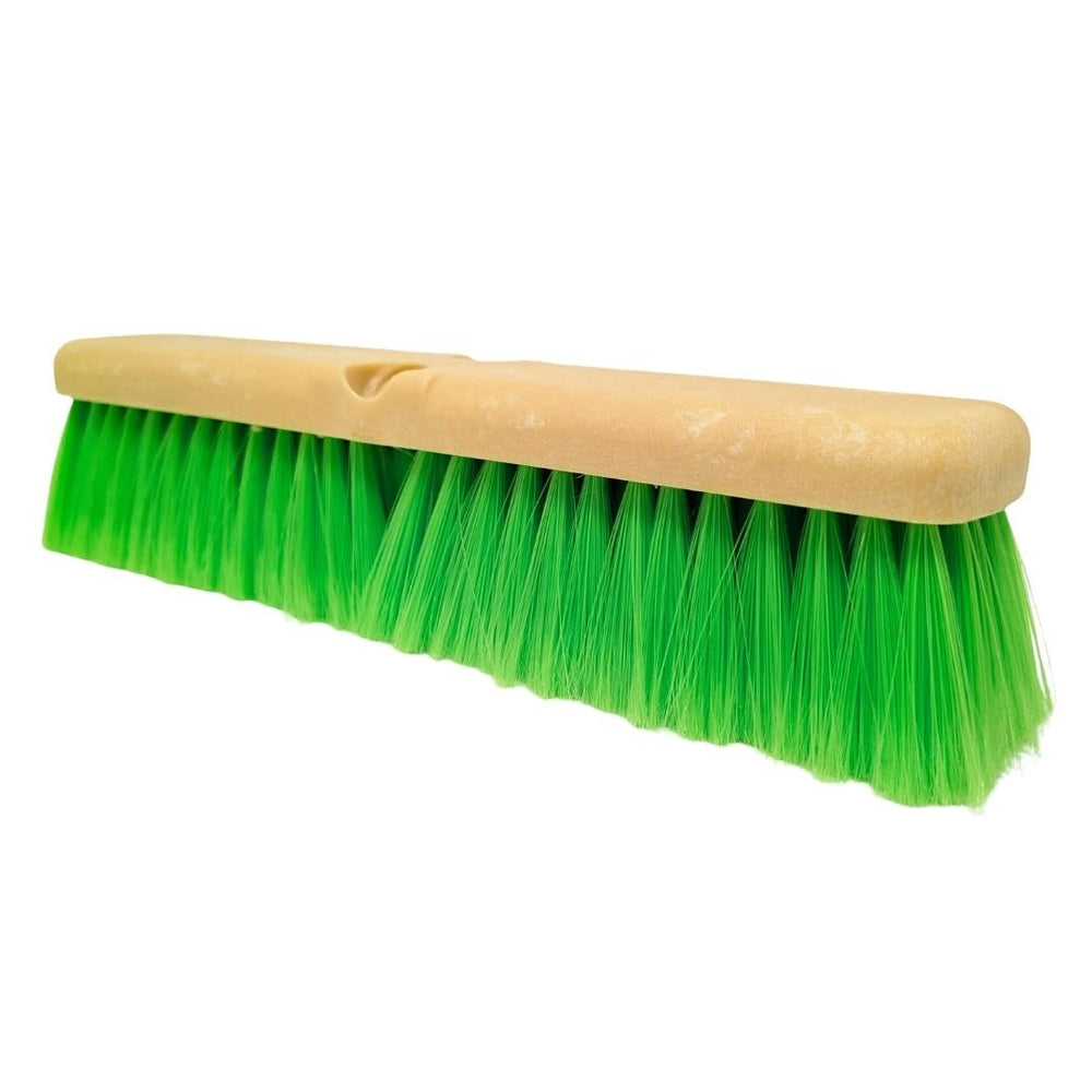 Teravan front view of 14-inch brush head showing wide coverage and durability