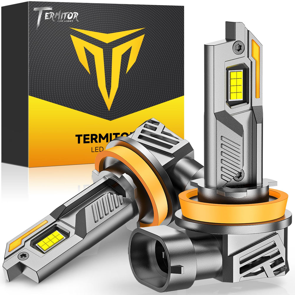 Termitor front packaging showing the twin H11 bulbs and key specs for quick choice