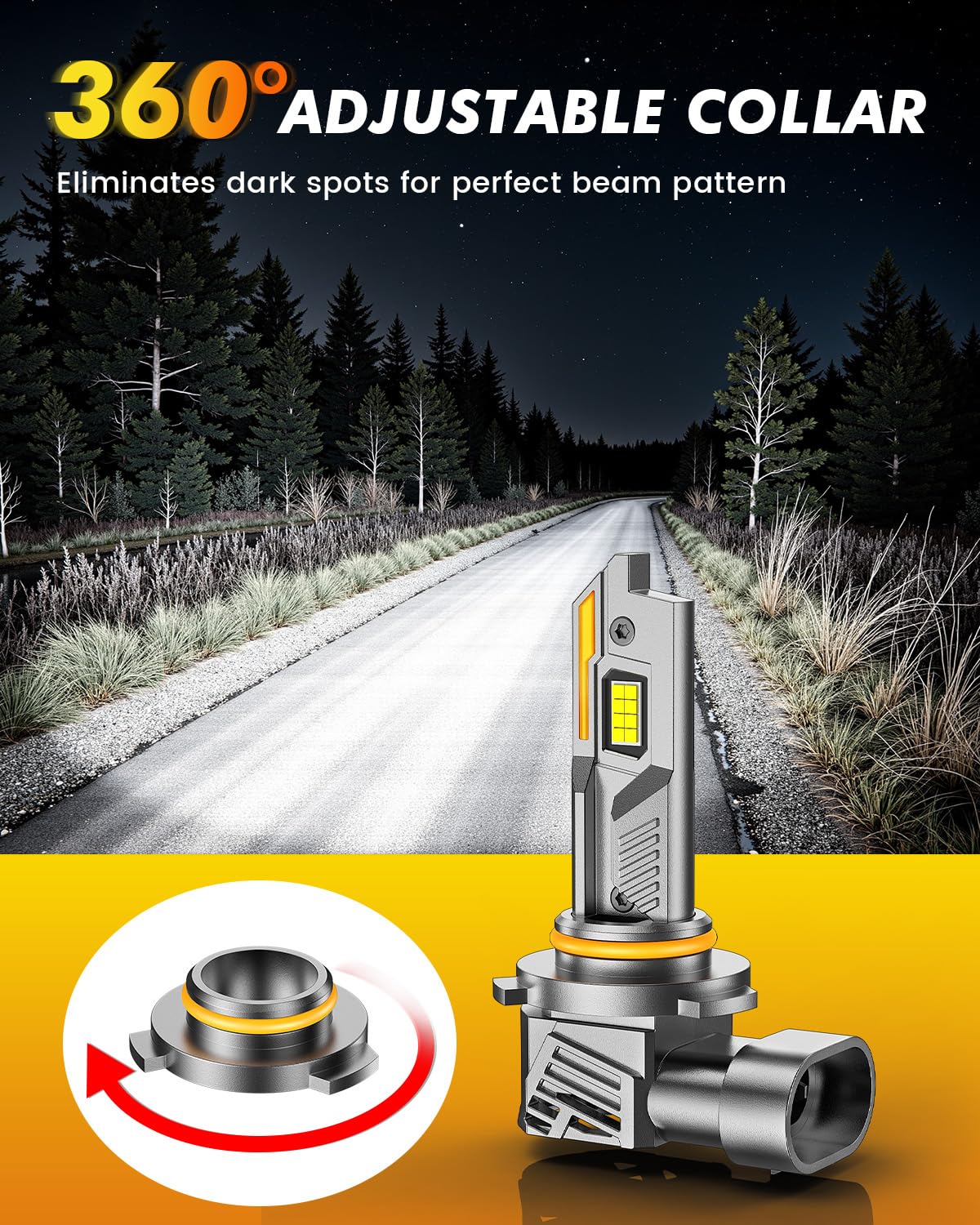 Termitor rotating clip detail with wrench for precise beam adjustment