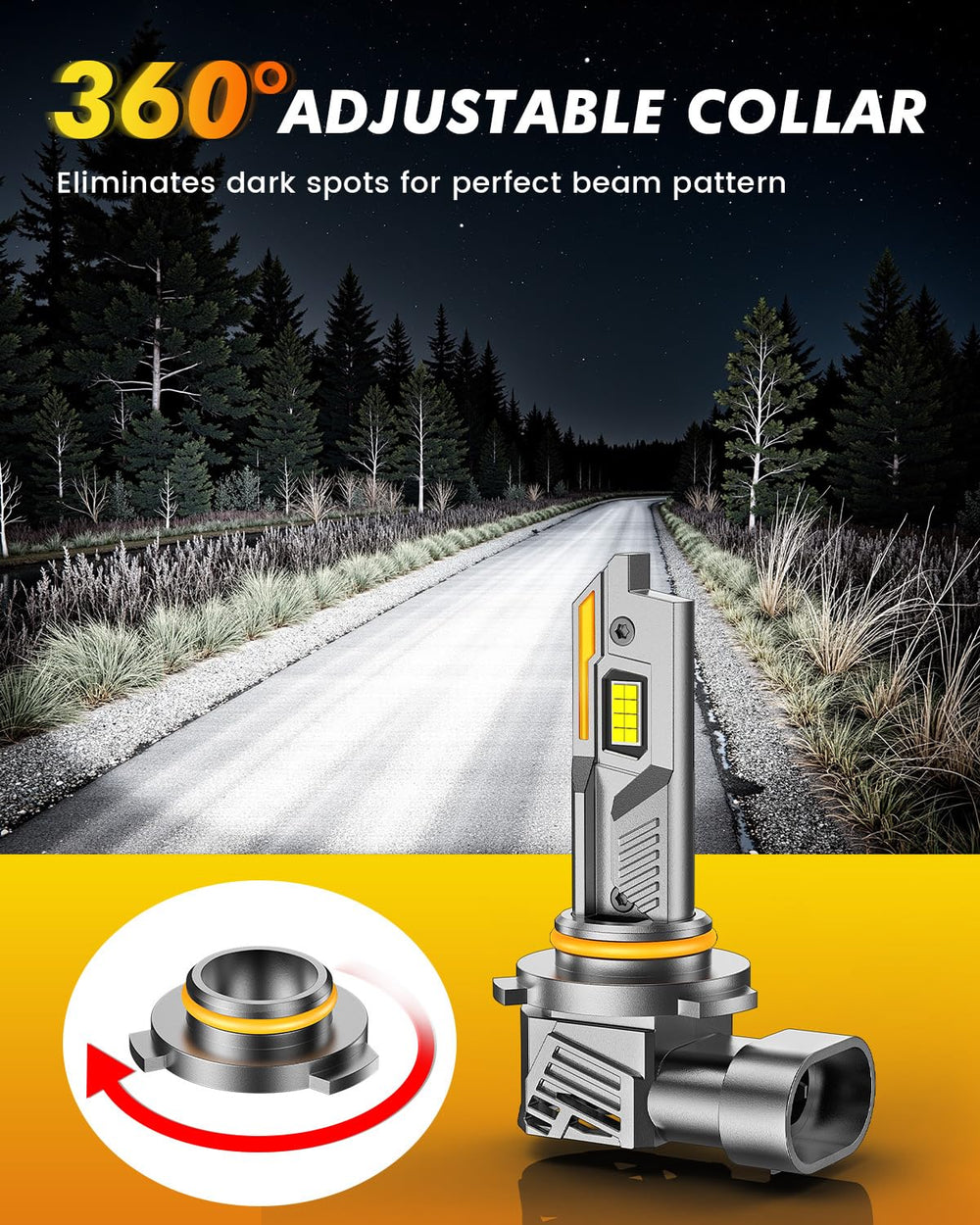 Termitor rotating clip detail with wrench for precise beam adjustment