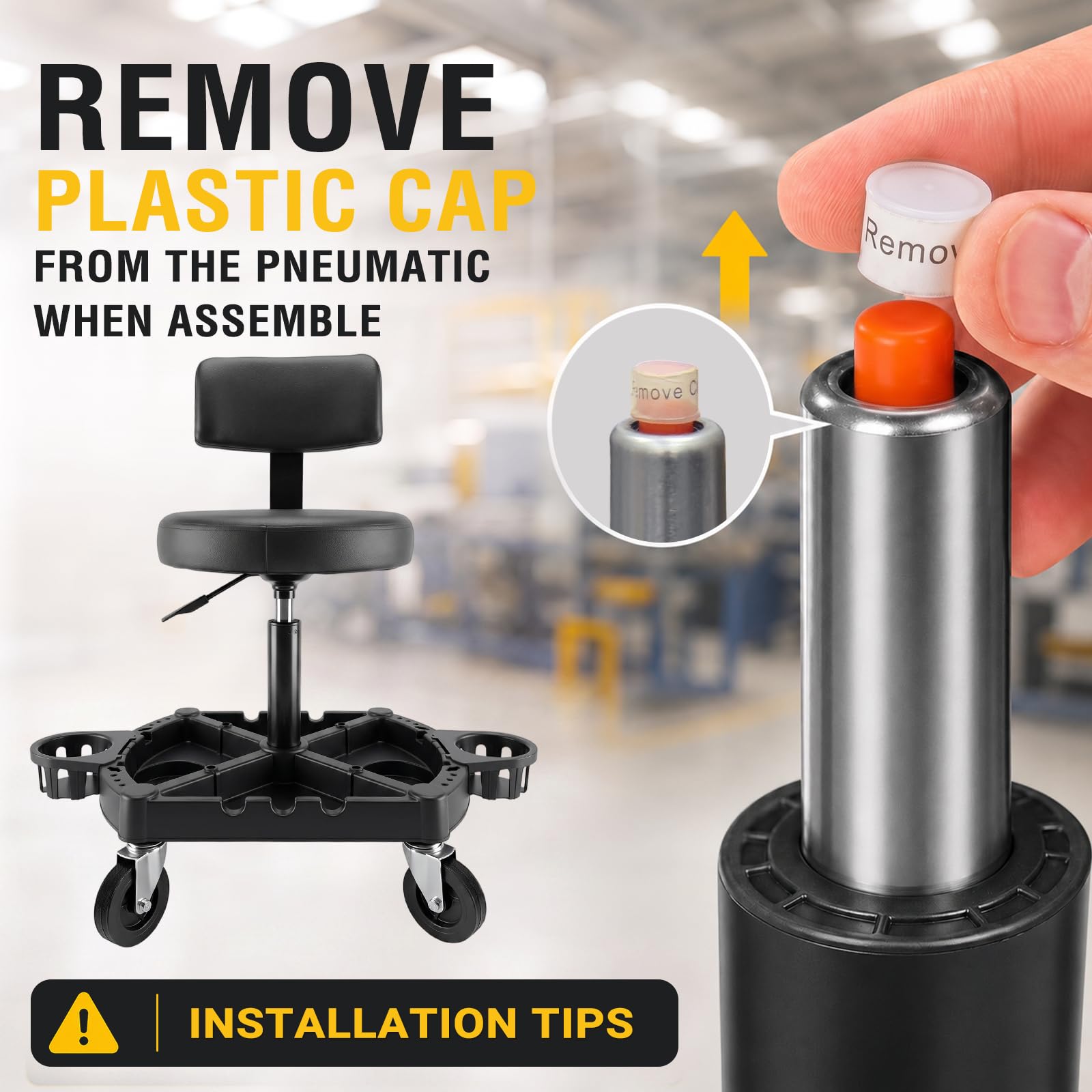 TEROMAS scale comparison beside workbench — compact size fits busy workspaces