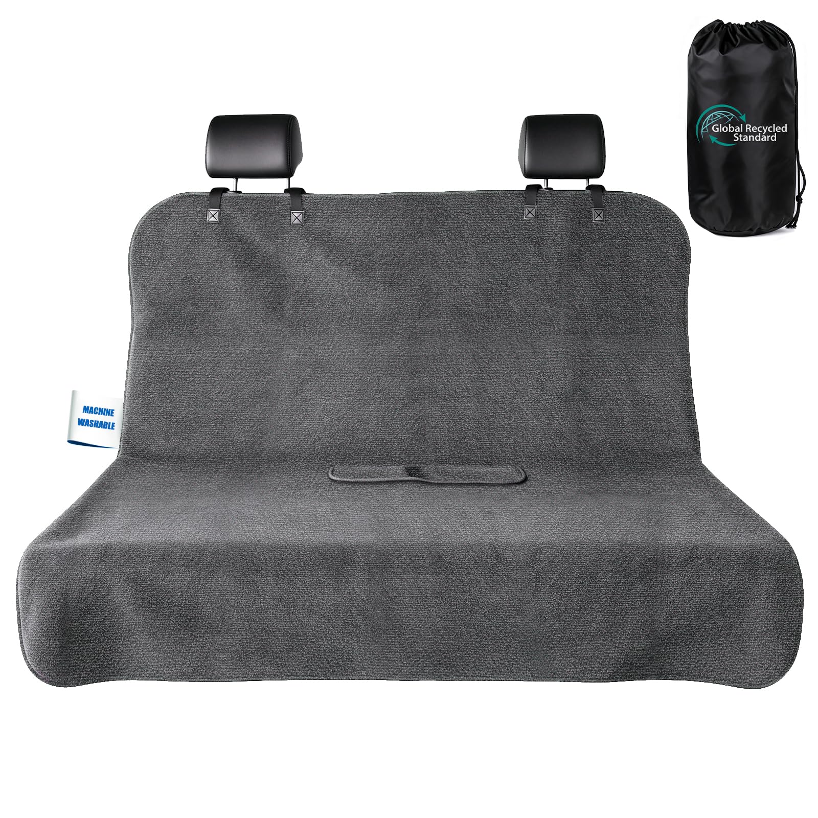 TESFEEL front view of the rear bench cover showing full coverage and easy fit