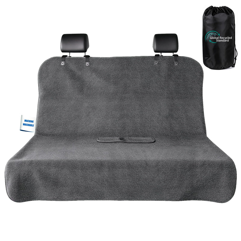 TESFEEL front view of the rear bench cover showing full coverage and easy fit