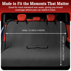 TESFEEL installed in SUV back seat demonstrating secure fit and coverage