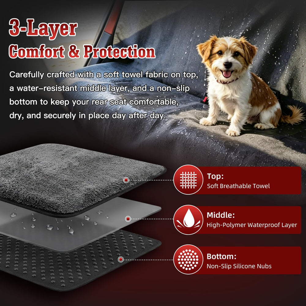 TESFEEL waterproof inner layer detail protecting upholstery from spills