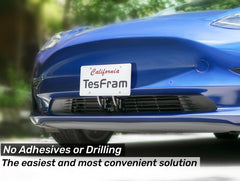 TesFram one-key height adjustment mechanism shown for quick, tool-free positioning