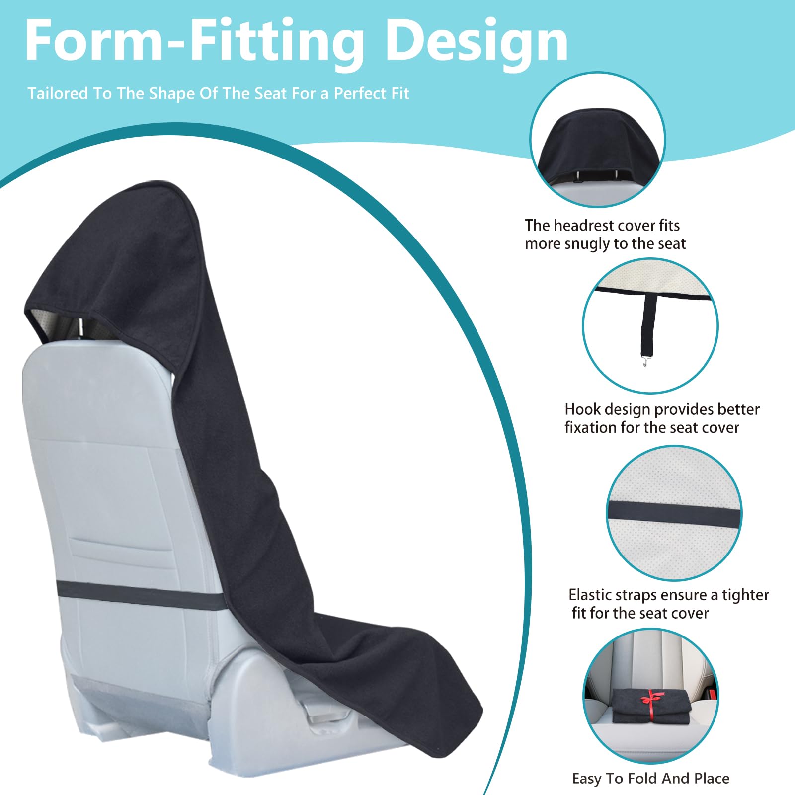 Teuaktty size scale on seat illustrating large 29.5x56 inch coverage